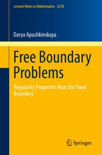 Cover image: Free Boundary Problems 9783319970783