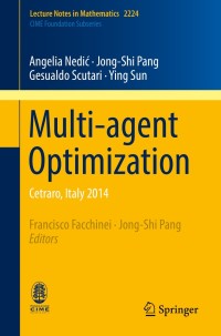 Cover image: Multi-agent Optimization 9783319971414