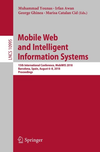 Imagen de portada: Mobile Web and Intelligent Information Systems 9783319971629