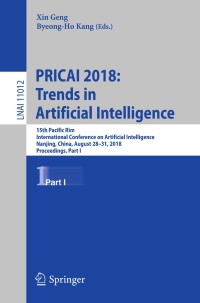 Imagen de portada: PRICAI 2018: Trends in Artificial Intelligence 9783319973036