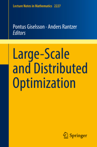 Cover image: Large-Scale and Distributed Optimization 9783319974774