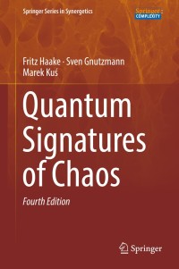 Cover image: Quantum Signatures of Chaos 4th edition 9783319975795