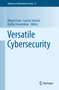 Imagen de portada: Versatile Cybersecurity 9783319976426