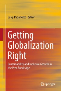 Cover image: Getting Globalization Right 9783319976914