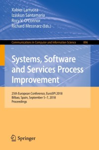 表紙画像: Systems, Software and Services Process Improvement 9783319979243