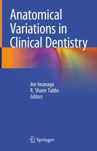 Cover image: Anatomical Variations in Clinical Dentistry 9783319979601