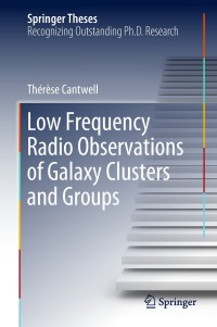 Imagen de portada: Low Frequency Radio Observations of Galaxy Clusters and Groups 9783319979755