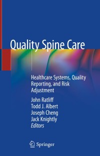 Cover image: Quality Spine Care 9783319979892