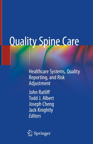 Imagen de portada: Quality Spine Care 9783319979892