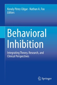 Cover image: Behavioral Inhibition 9783319980768