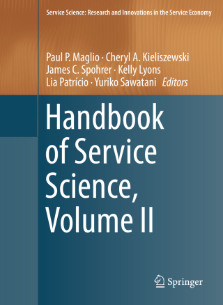 Imagen de portada: Handbook of Service Science, Volume II 9783319985114
