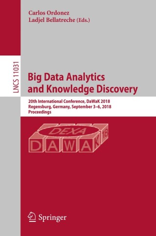 Cover image: Big Data Analytics and Knowledge Discovery 9783319985381