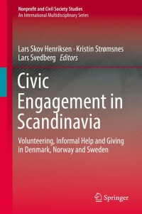 Cover image: Civic Engagement in Scandinavia 9783319987163