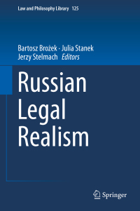 Cover image: Russian Legal Realism 9783319988207