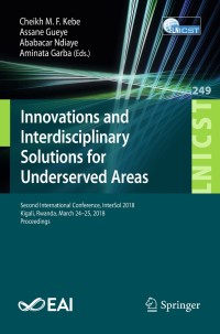 Cover image: Innovations and Interdisciplinary Solutions for Underserved Areas 9783319988771