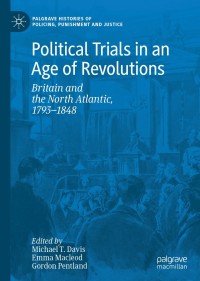 Cover image: Political Trials in an Age of Revolutions 9783319989587