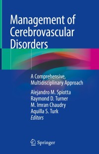 Cover image: Management of Cerebrovascular Disorders 9783319990156