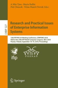 Immagine di copertina: Research and Practical Issues of Enterprise Information Systems 9783319990392