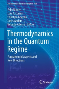Cover image: Thermodynamics in the Quantum Regime 9783319990453