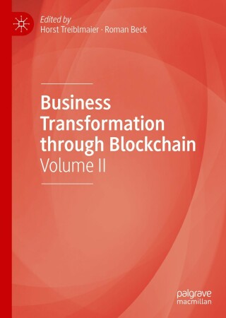 Imagen de portada: Business Transformation through Blockchain 9783319990576