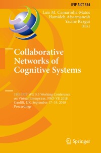 Cover image: Collaborative Networks of Cognitive Systems 9783319991269