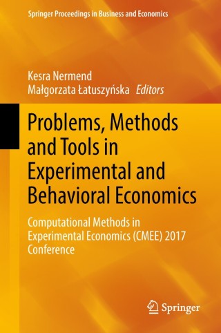 Imagen de portada: Problems, Methods and Tools in Experimental and Behavioral Economics 9783319991863