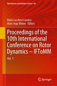 Imagen de portada: Proceedings of the 10th International Conference on Rotor Dynamics – IFToMM 9783319992617