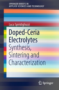 Cover image: Doped-Ceria Electrolytes 9783319993942