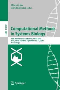 Imagen de portada: Computational Methods in Systems Biology 9783319994284