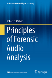 Cover image: Principles of Forensic Audio Analysis 9783319994529