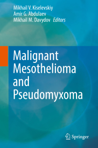 Titelbild: Malignant Mesothelioma and Pseudomyxoma 9783319995090