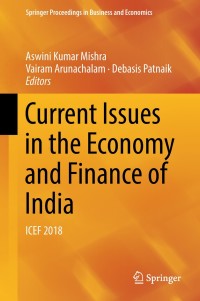 Cover image: Current Issues in the Economy and Finance of India 9783319995540