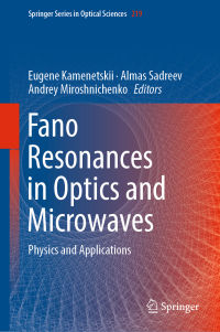 Cover image: Fano Resonances in Optics and Microwaves 9783319997308