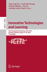 Imagen de portada: Innovative Technologies and Learning 9783319997360