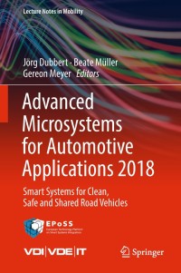 Cover image: Advanced Microsystems for Automotive Applications 2018 9783319997612