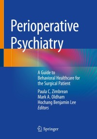 Imagen de portada: Perioperative Psychiatry 9783319997735