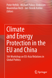 Immagine di copertina: Climate and Energy Protection in the EU and China 9783319998367