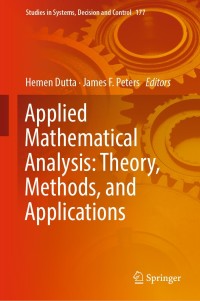 Cover image: Applied Mathematical Analysis: Theory, Methods, and Applications 9783319999173
