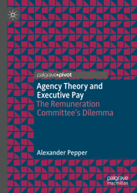 Cover image: Agency Theory and Executive Pay 9783319999685