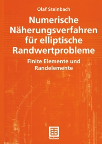 صورة الغلاف: Numerische Näherungsverfahren für elliptische Randwertprobleme 9783519004363