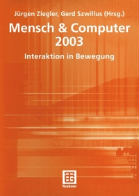 Imagen de portada: Mensch & Computer 2003 1st edition 9783519004417