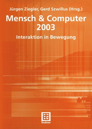 Imagen de portada: Mensch & Computer 2003 1st edition 9783519004417