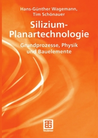 表紙画像: Silizium-Planartechnologie 9783519004677