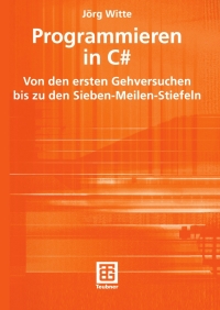 Cover image: Programmieren in C# 9783519004714