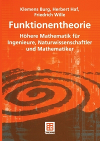 Cover image: Funktionentheorie 9783519004806