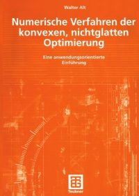 Cover image: Numerische Verfahren der konvexen, nichtglatten Optimierung 9783519005131