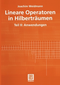 Immagine di copertina: Lineare Operatoren in Hilberträumen 9783519022374