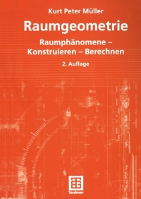 Imagen de portada: Raumgeometrie 2nd edition 9783519123972