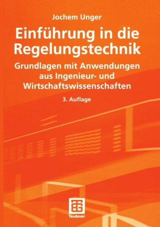 Cover image: Einführung in die Regelungstechnik 3rd edition 9783519201403