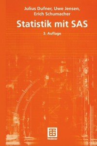 Immagine di copertina: Statistik mit SAS 3rd edition 9783519220886